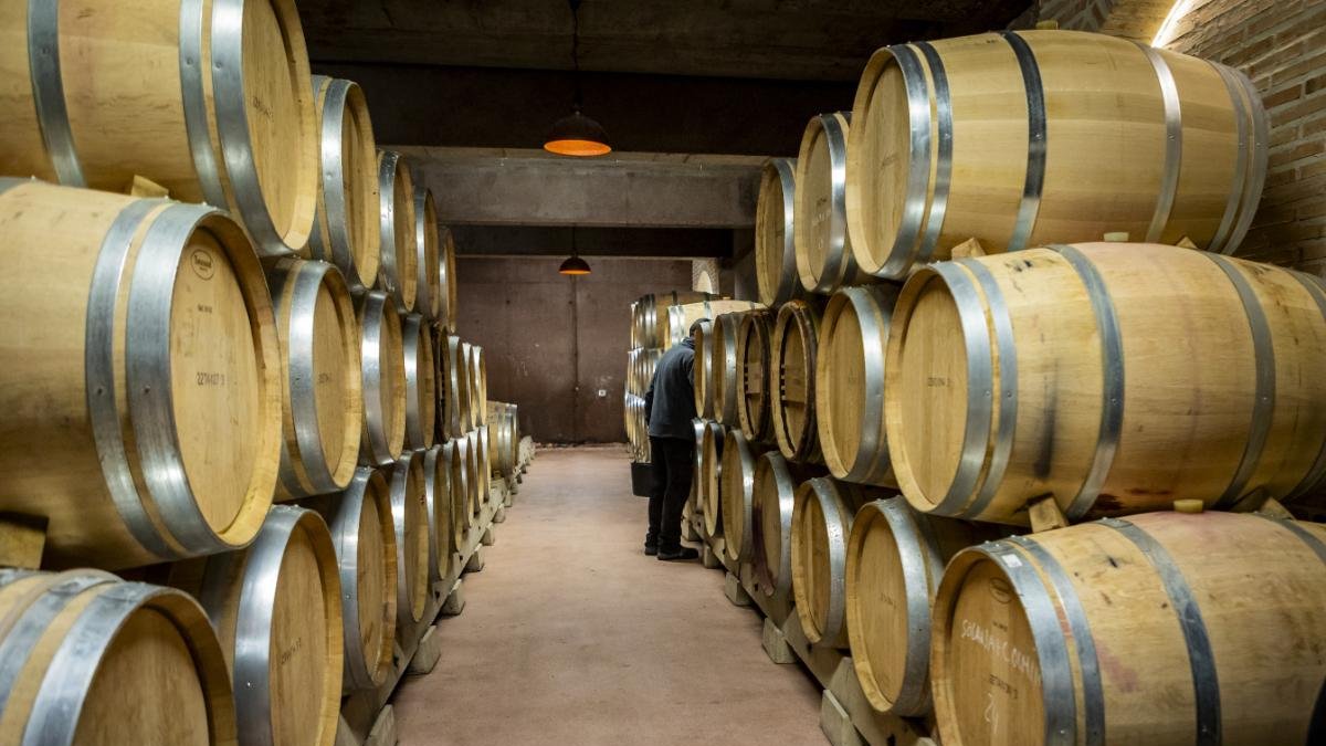 Cubas de la prestigiosa bodega soriana.