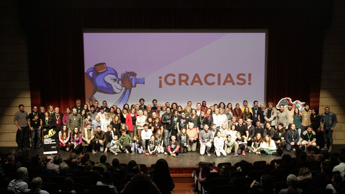 Clausura de una pasada edición del Festival Internacional de Cortos.