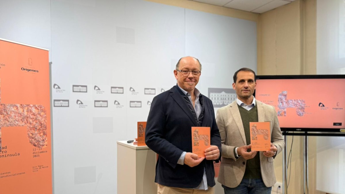 Antonio Chaín y Enrique Rubio, en  la presentación del congreso.