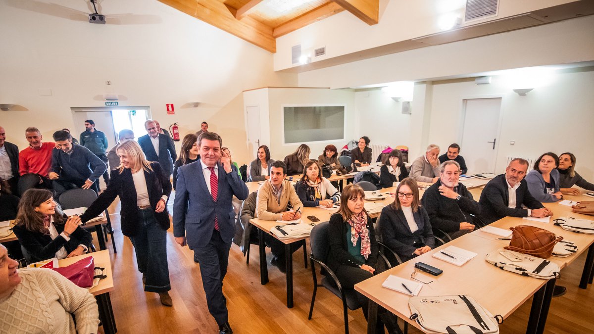 Luis Miguel González Gago, en el Espacio Vadeavellano  donde se imparte uno de los cursos .