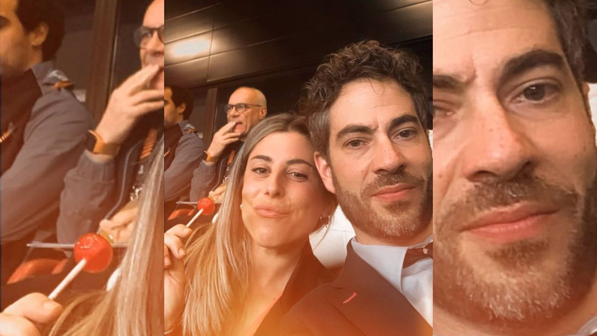 Valeria Ros y el trompetista soriano Marcos Ortega, en una de las imágenes que la humorista ha compartido en sus redes sociales.