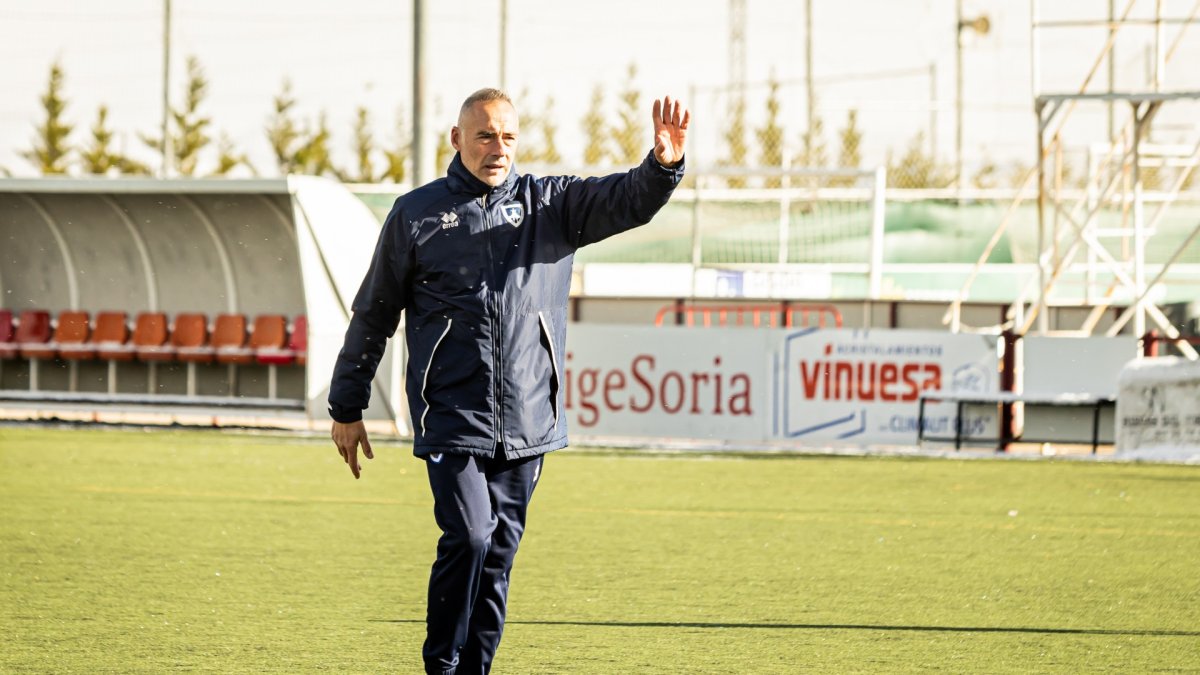 Ángel Rodríguez en el entrenamiento de este gélido viernes en la Ciudad Deportiva.