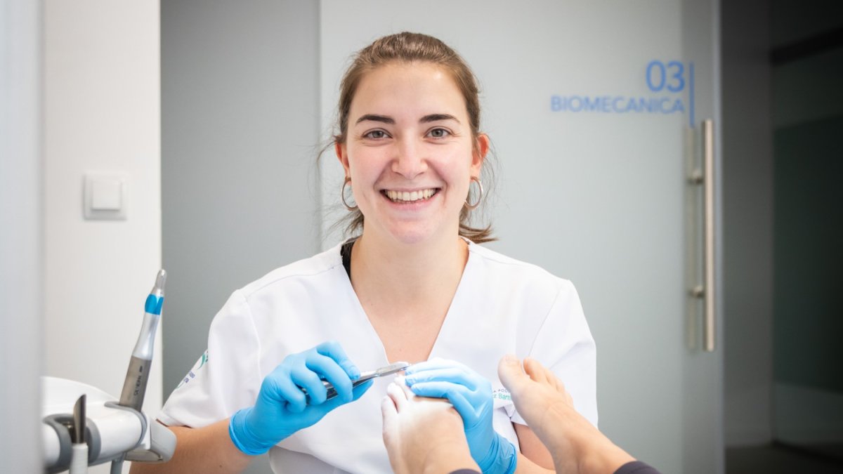 Silvia López Bartolomé, podologa.