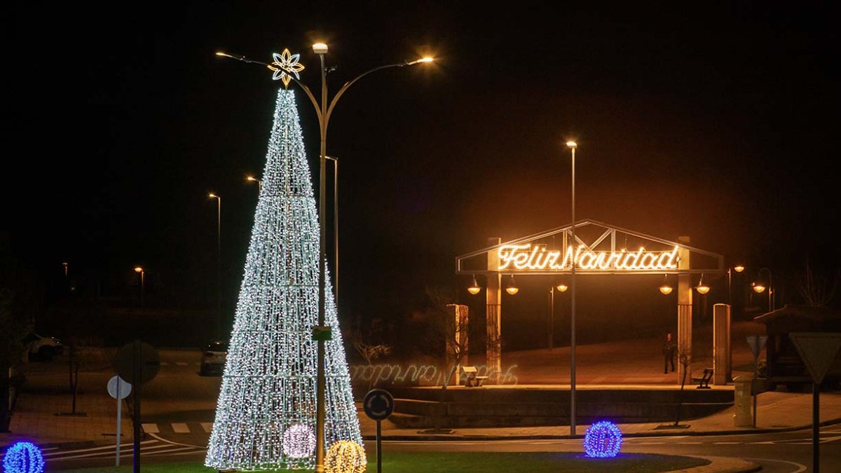 Árbol de Navidad de Golmayo.