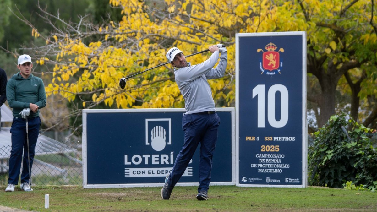Daniel Berná en su participación en el Campeonato de España de profesionales.