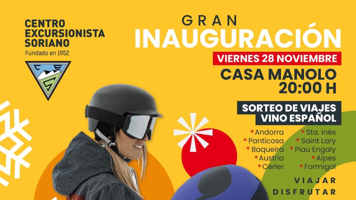 El CES abre su temporada de esquí con una fiesta este viernes.