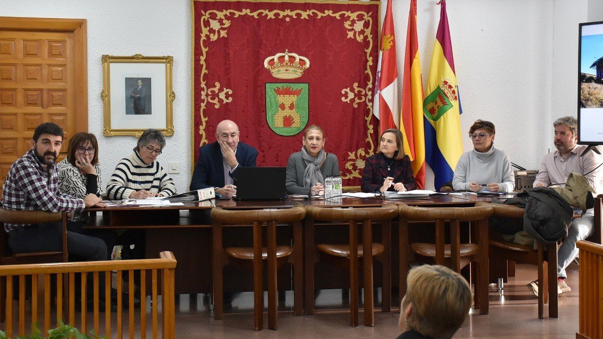 Reunión del Consejo de Salud de Zona celebrado en Ólvega (Soria).