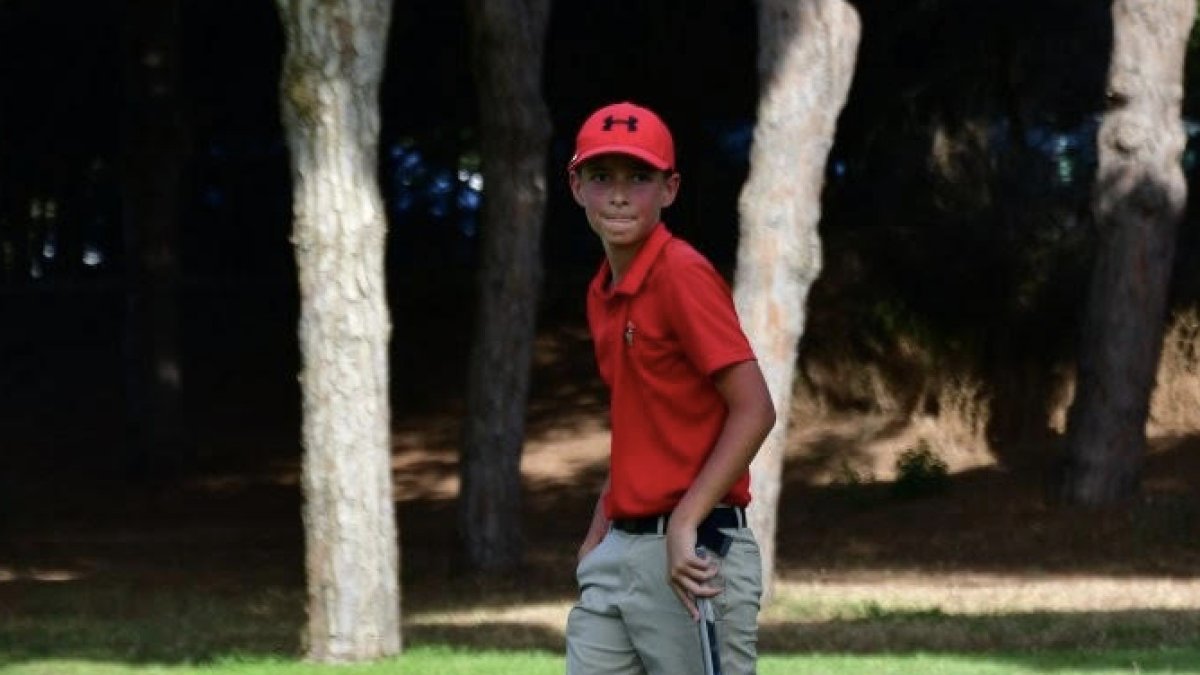 Enzo Jiménez, jugador del Club de Golf Soria.