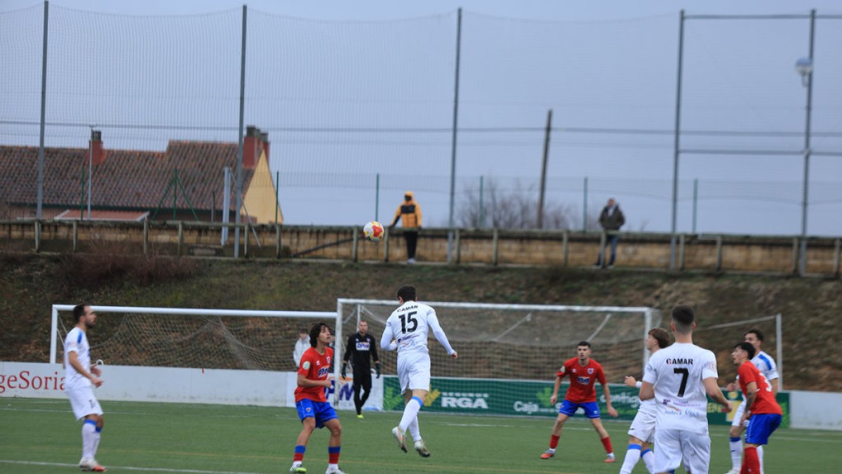 El Almazán se llevó el derbi ante el Numancia B el pasado sábado.