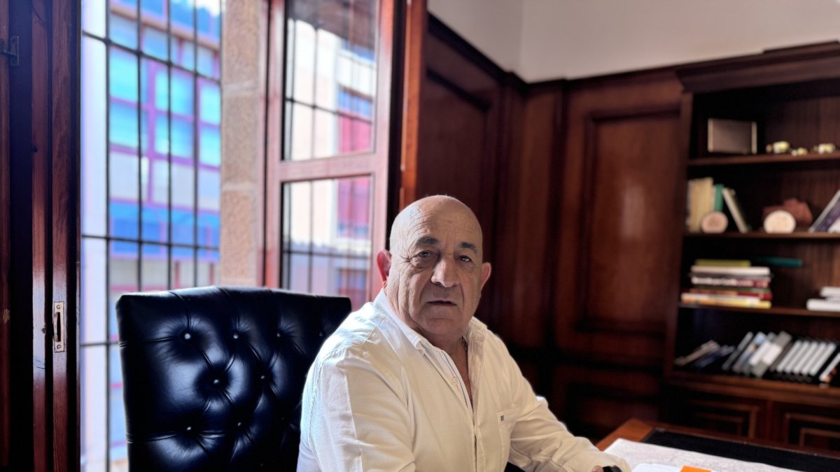 Rodrigo Recio, presidente de la Mancomunidad de los 150 Pueblos que deja el cargo.