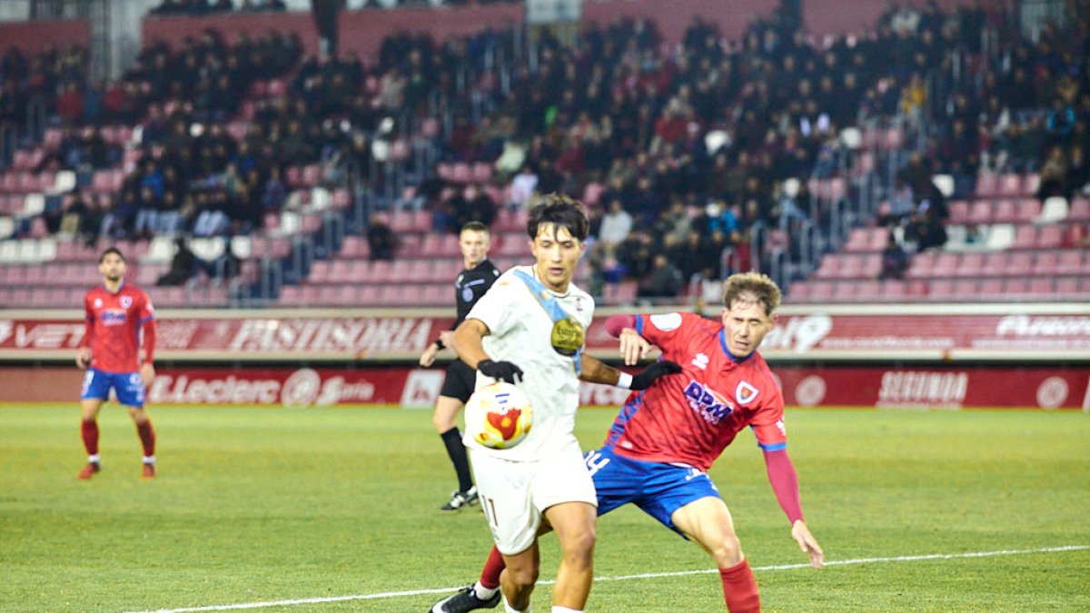 Imagen del Numancia-Fabril de la primera vuelta.