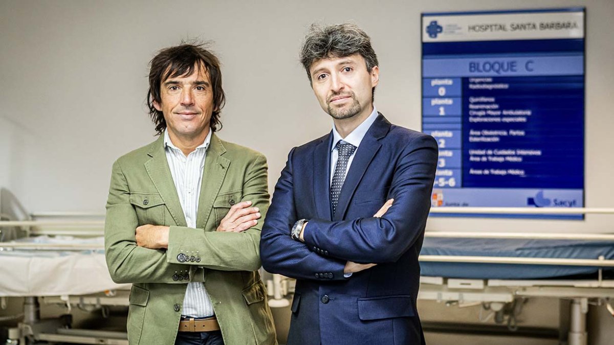 Diego Fernández y David Jerves, investigadores que han trabajado en la plataforma AginGen.