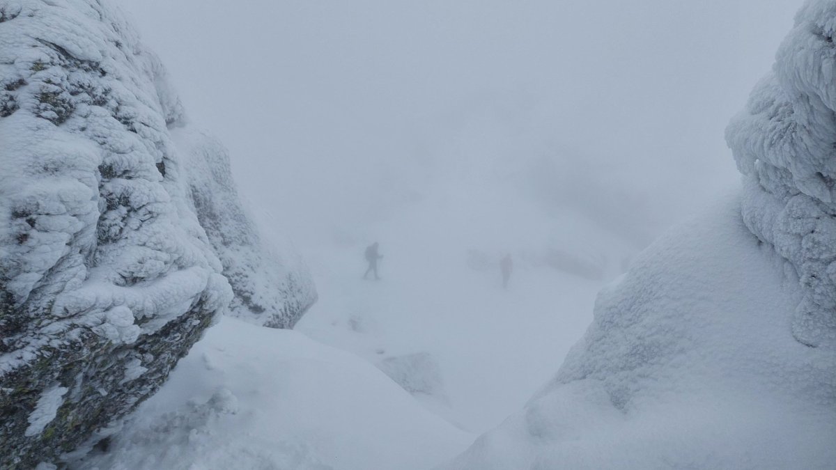 Estado en el que se encuentra el acceso a los Picos de Urbión en Soria.
