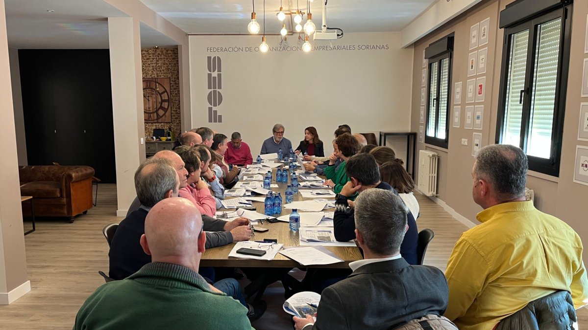 Imagen de la asamblea de FOES.