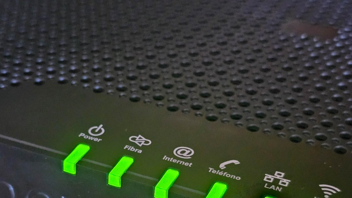 Router en un domicilio.