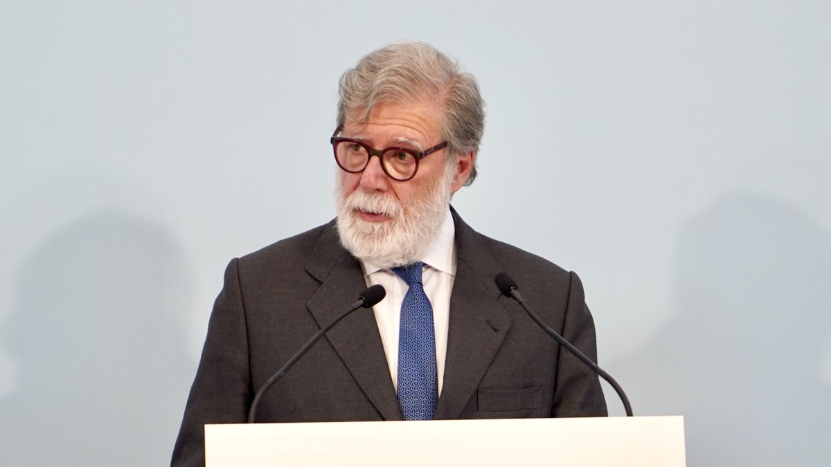 Intervención del presidente de la CEOE Santiago Aparicio tras la firma de los acuerdos adoptados tras la reunión del Consejo del Diálogo Social.