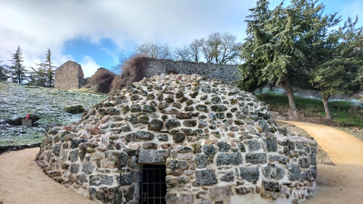 Imagen reciente de cómo han quedado los acceso al nevero.