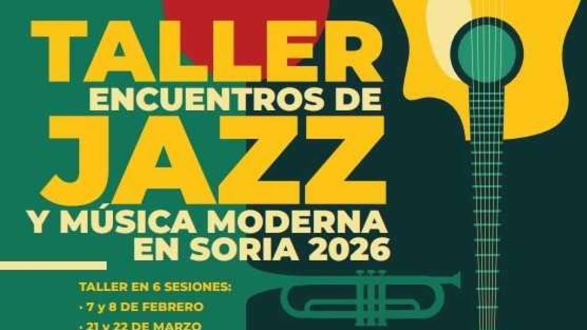 Cartel de los encuentros de Jazz y Música Moderna de Soria.