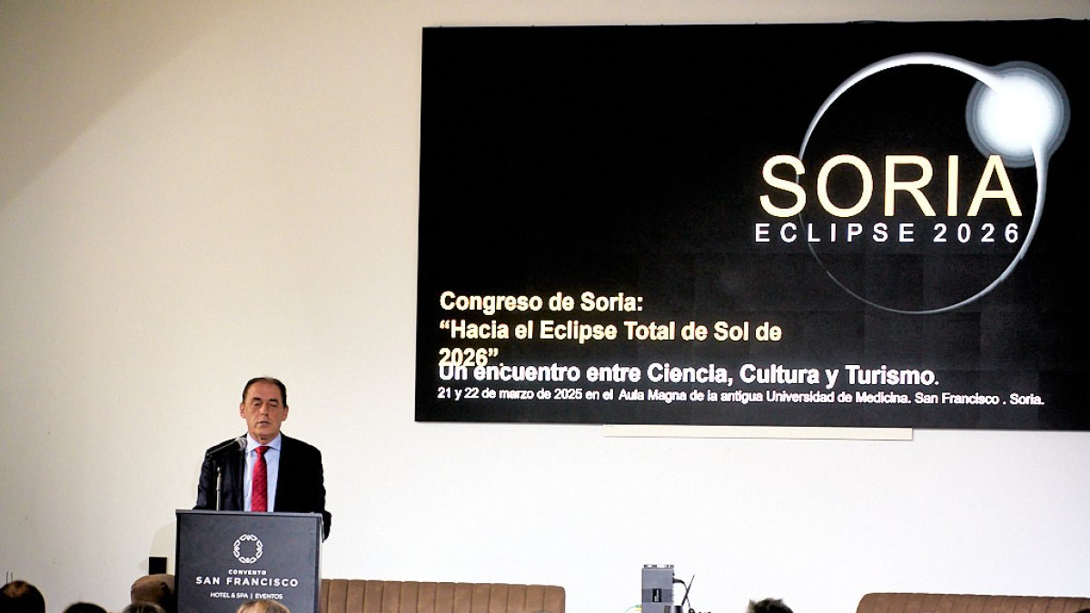 Celebración del congreso sobre el eclipse de agosto que se celebró el año pasado.