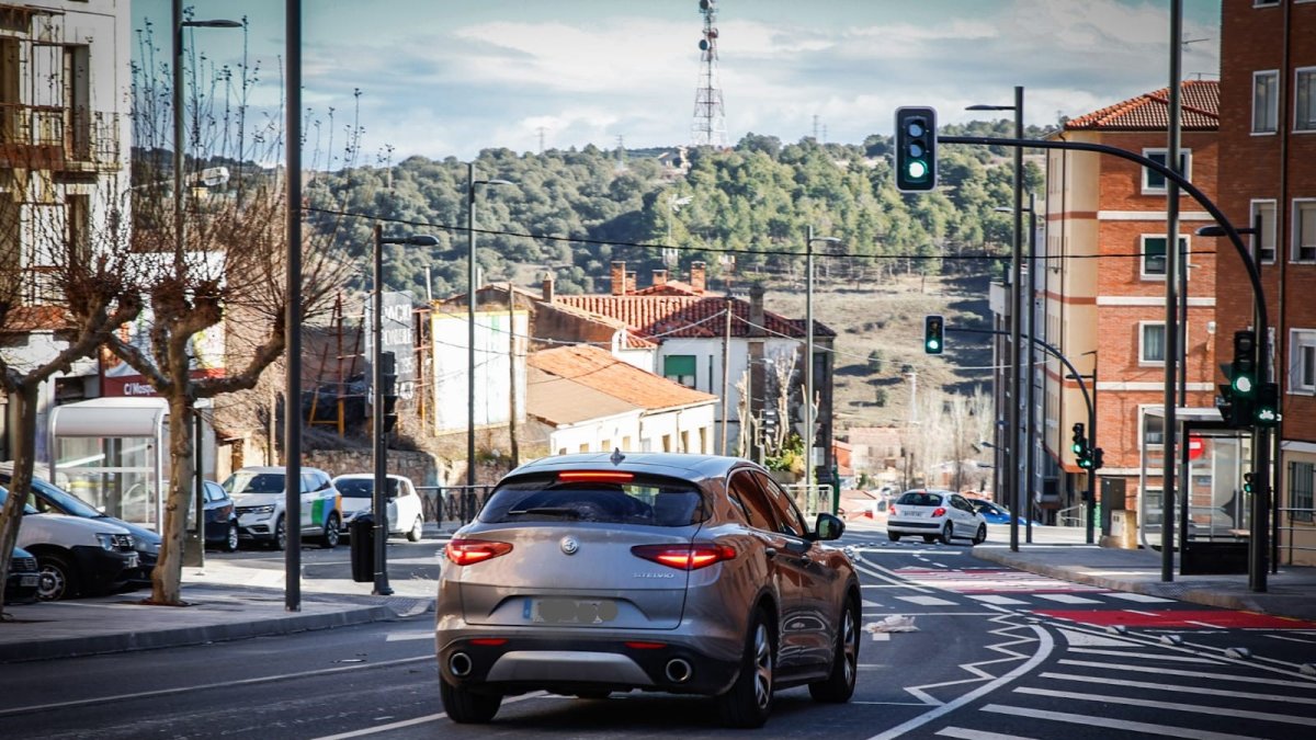 Vehículo en la ciudad.