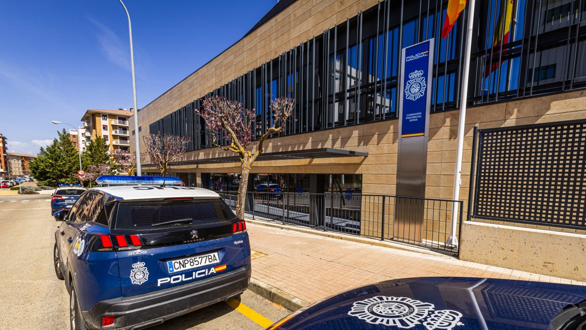 Exterior de la Comisaría Provincial de Soria.