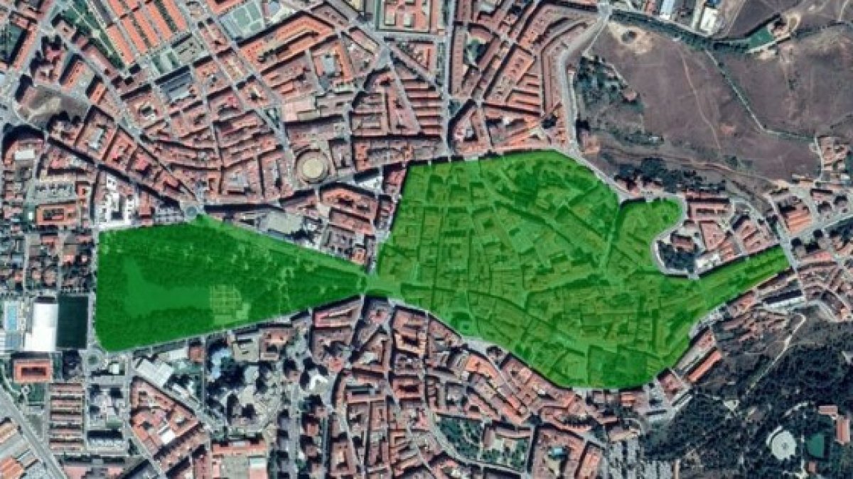 Delimitación de la futura ZBE de Soria