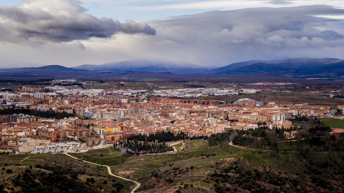 Vista de la capital.
