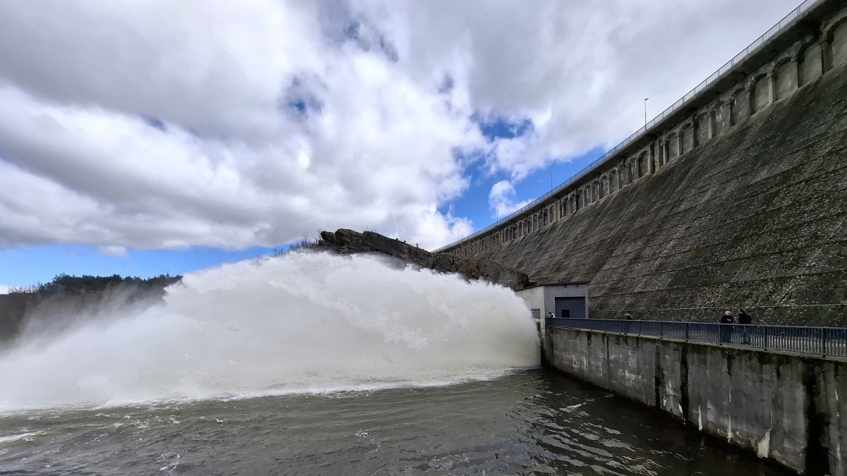Uno de los embalses de la cuenca del Duero.