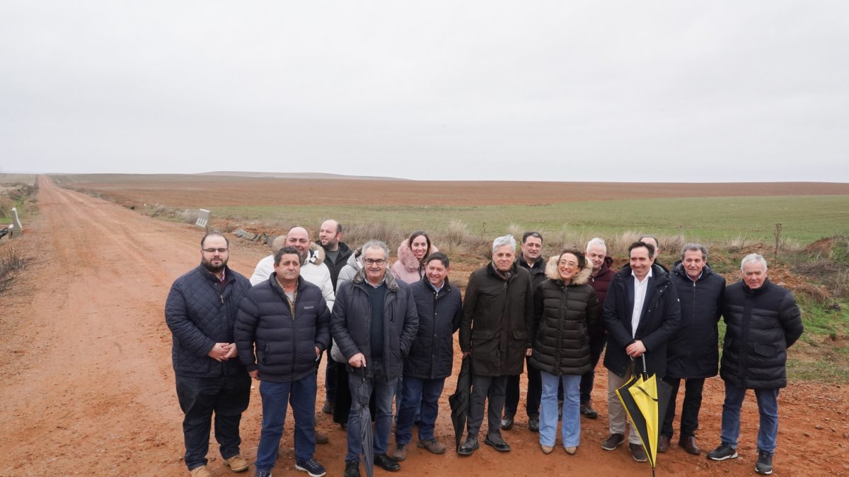 La consejera de Agricultura, Ganadería y Desarrollo Rural, María González Corral, presenta el resultado final del proceso de concentración parcelaria de la zona de Los Oteros.