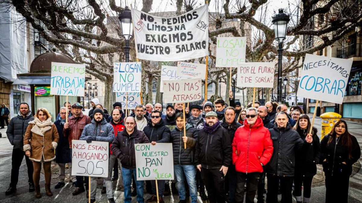 Los trabajadores denuncian una situación límite.