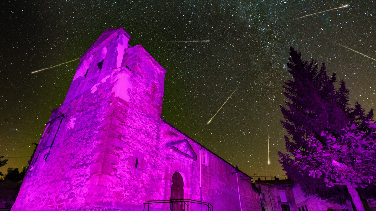 Lluvia de estrellas en Muriel Viejo.