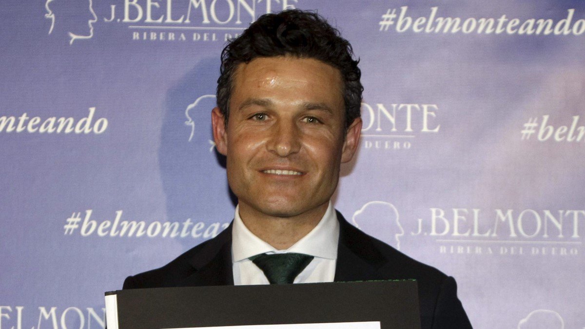 Jarocho durante la recepción de un premio en Abejar en una imagen de archivo.