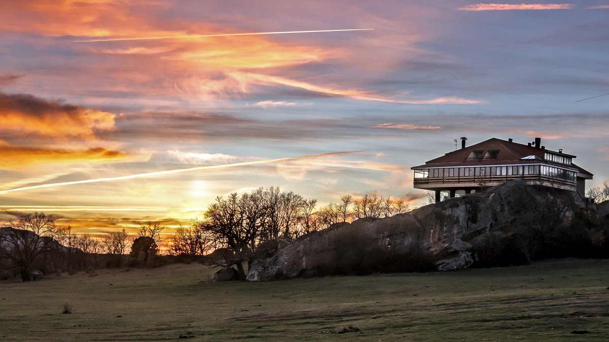 Atardecer en Valonsadero.