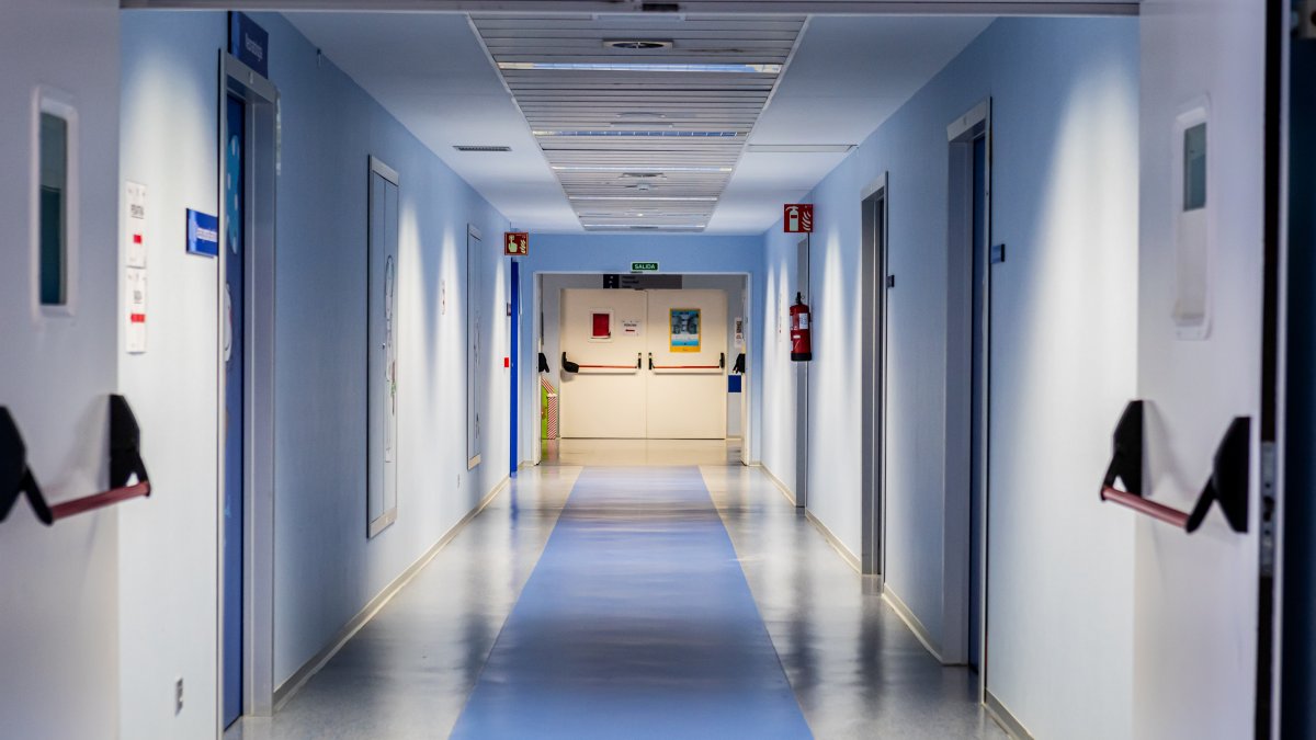 Interior del hospital Santa Bárbara.