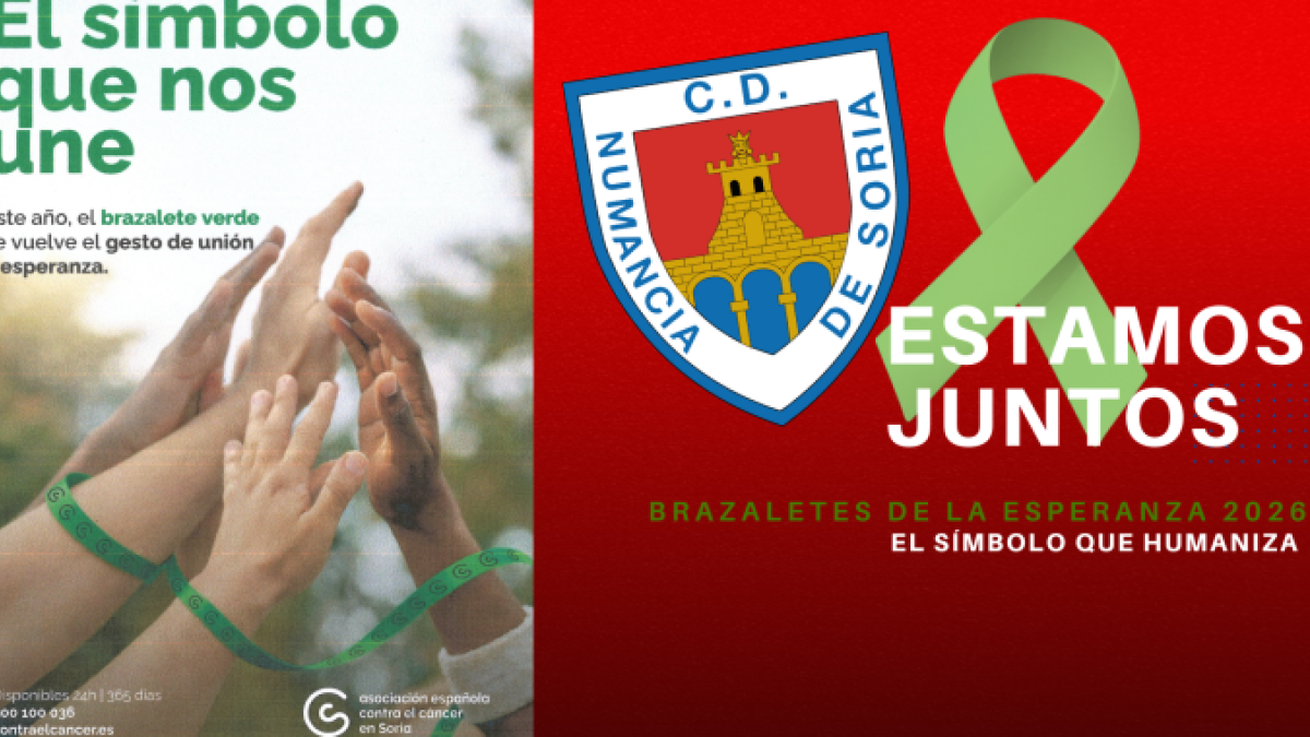 El Numancia se une a la lucha contra el cáncer.