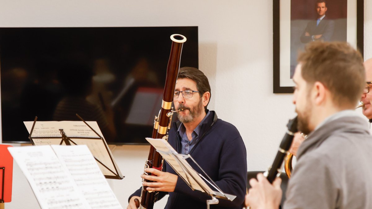 Quinteto de viento de la OSCyL actuando para los mayores de Soria en una edición anterior del Maratón Social Musical.