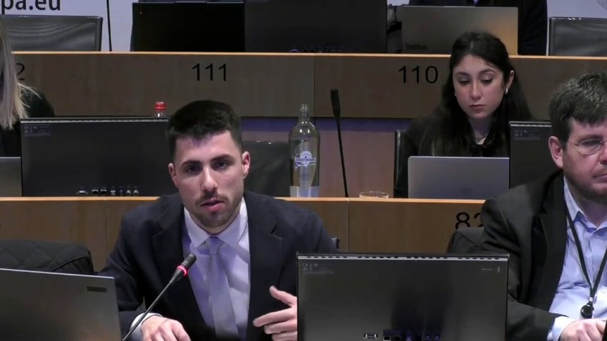 Mario Vega interviene ante el Comité de las Regiones como representante de la SSPA.