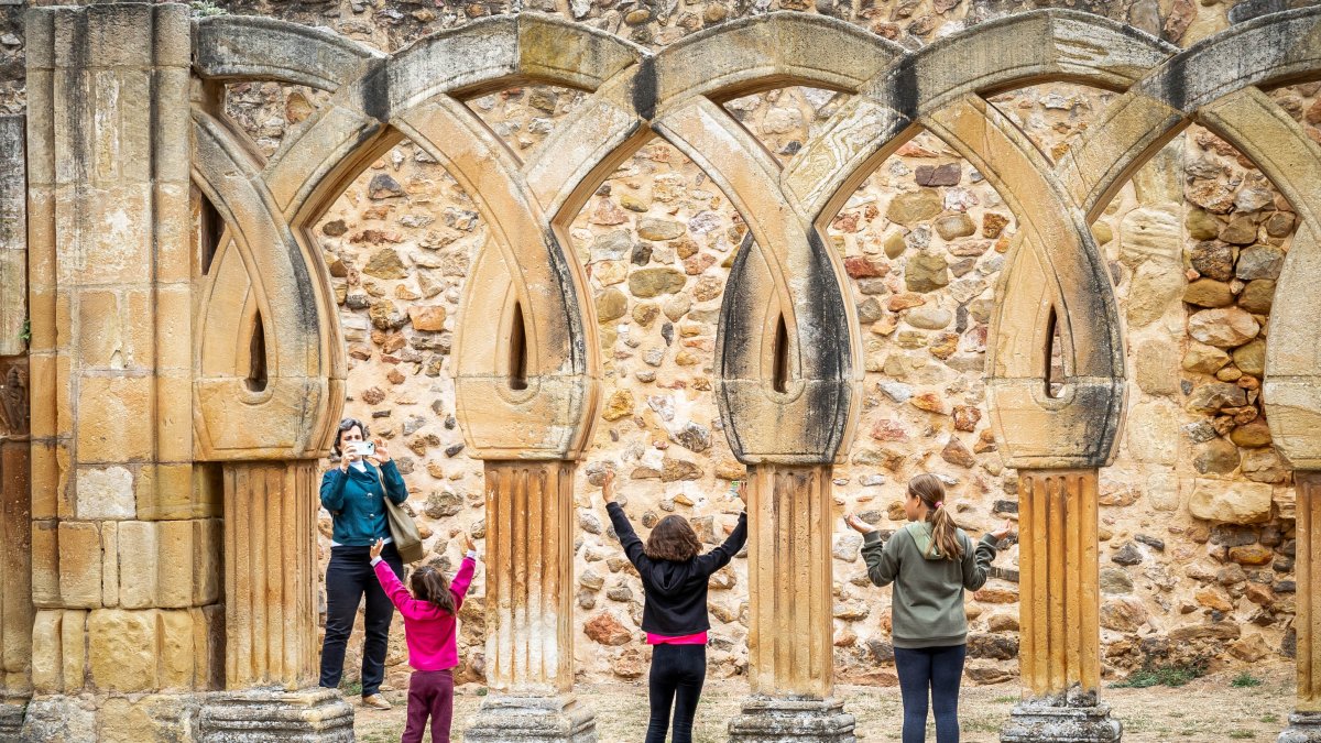 El monumento de los Arcos de San Juan de Duero es el enclave más visitado de los anexos del Numantino.
