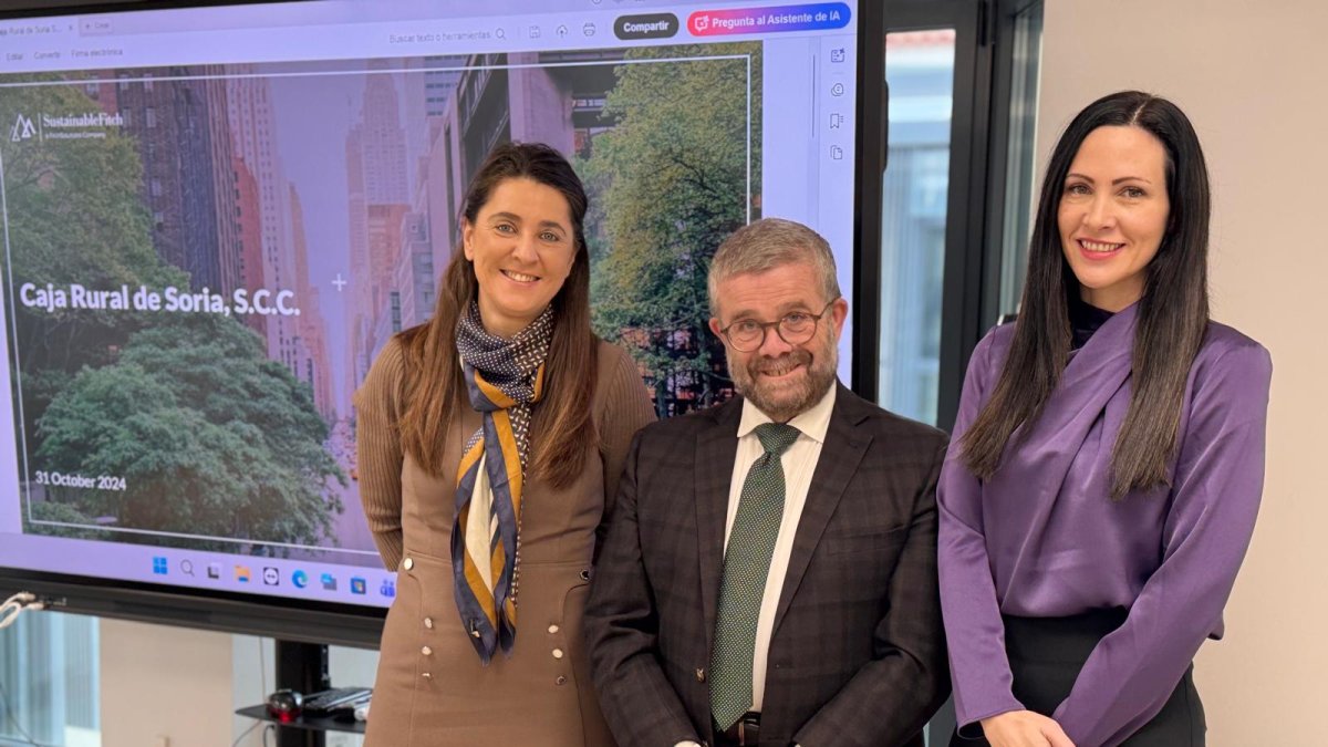 Caja Rural de Soria revalida la calificación como entidad de nivel 3 de Fitch.