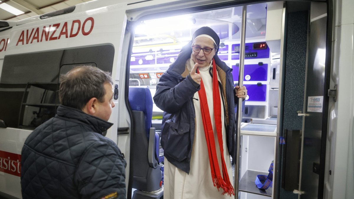 Sor Lucía Caram este miércoles en Soria.