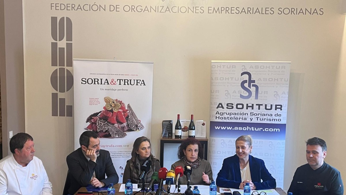 Presentación de la XI edición de 'Soria y trufa'.