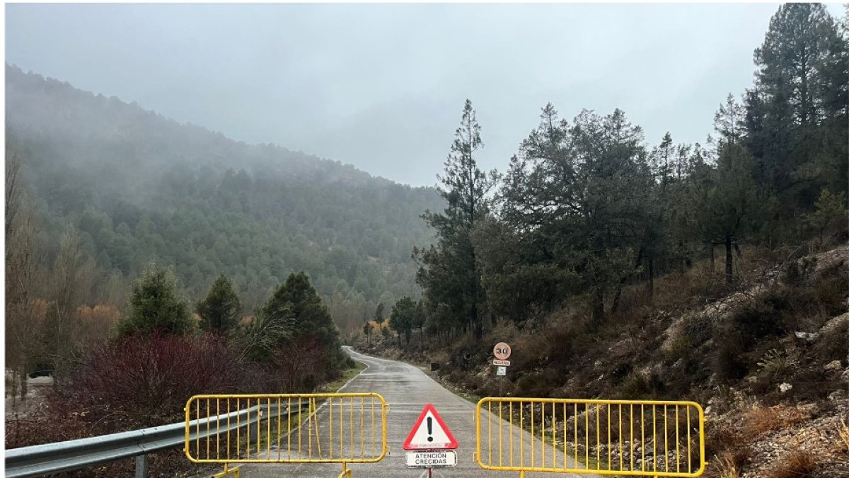 Cerrado el acceso principal al Parque Natural del Cañón del río Lobos.