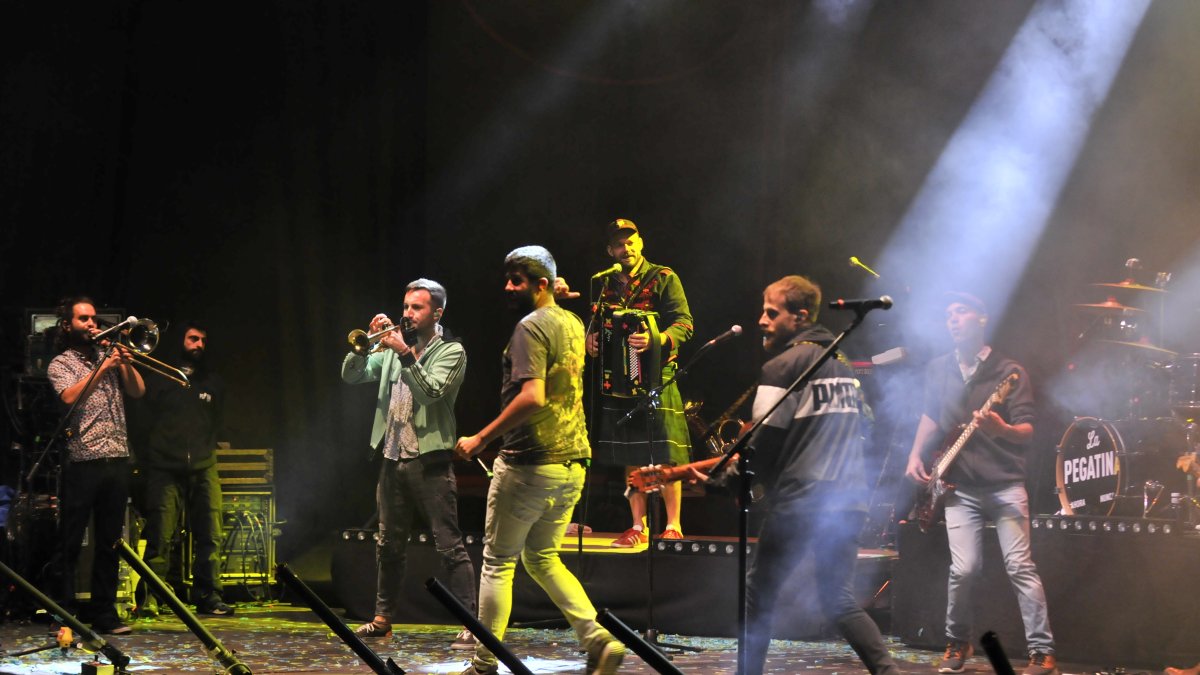 Concierto en la plaza Mayor.
