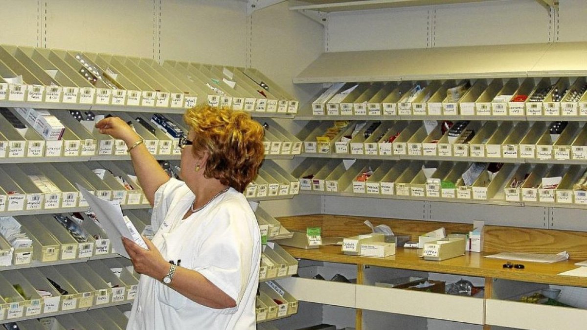 Área de farmacia en una imagen de archivo.
