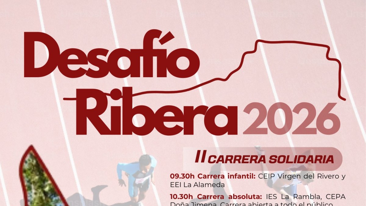 Cartel anunciador de la prueba del próximo mes en San Esteban.
