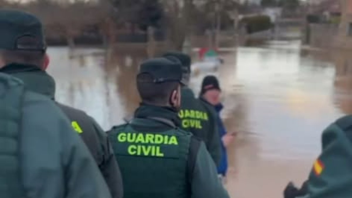 La Guardia Civil actúa en el municipio de San Esteban de Gormaz.