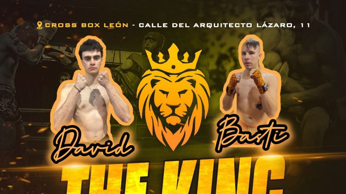 Cartel del combate en el que participa el kickboxer soriano.