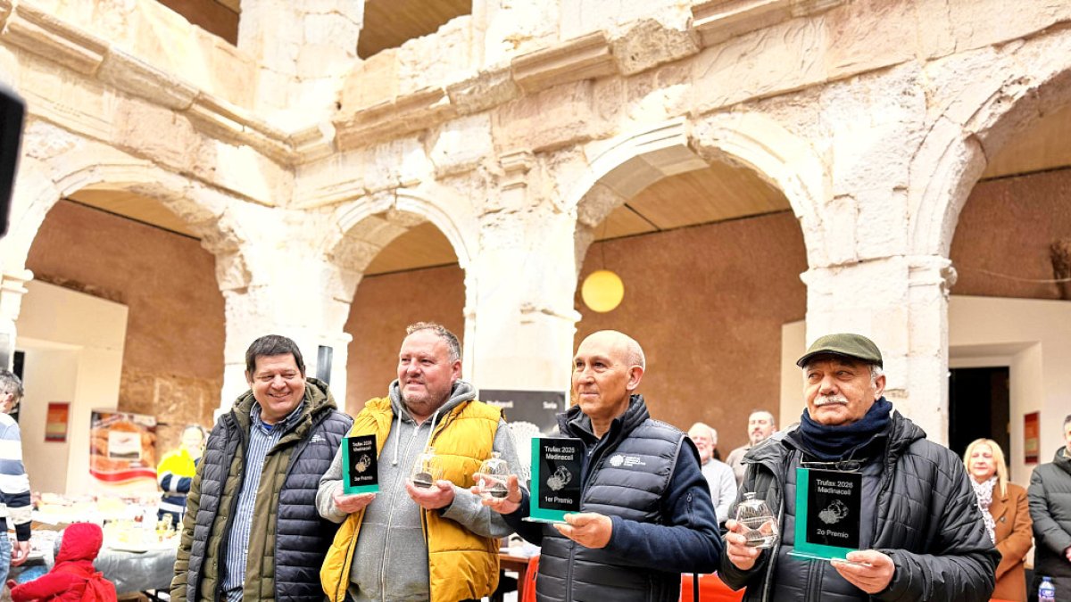 Ganadores del concurso de trufa en Medinaceli.