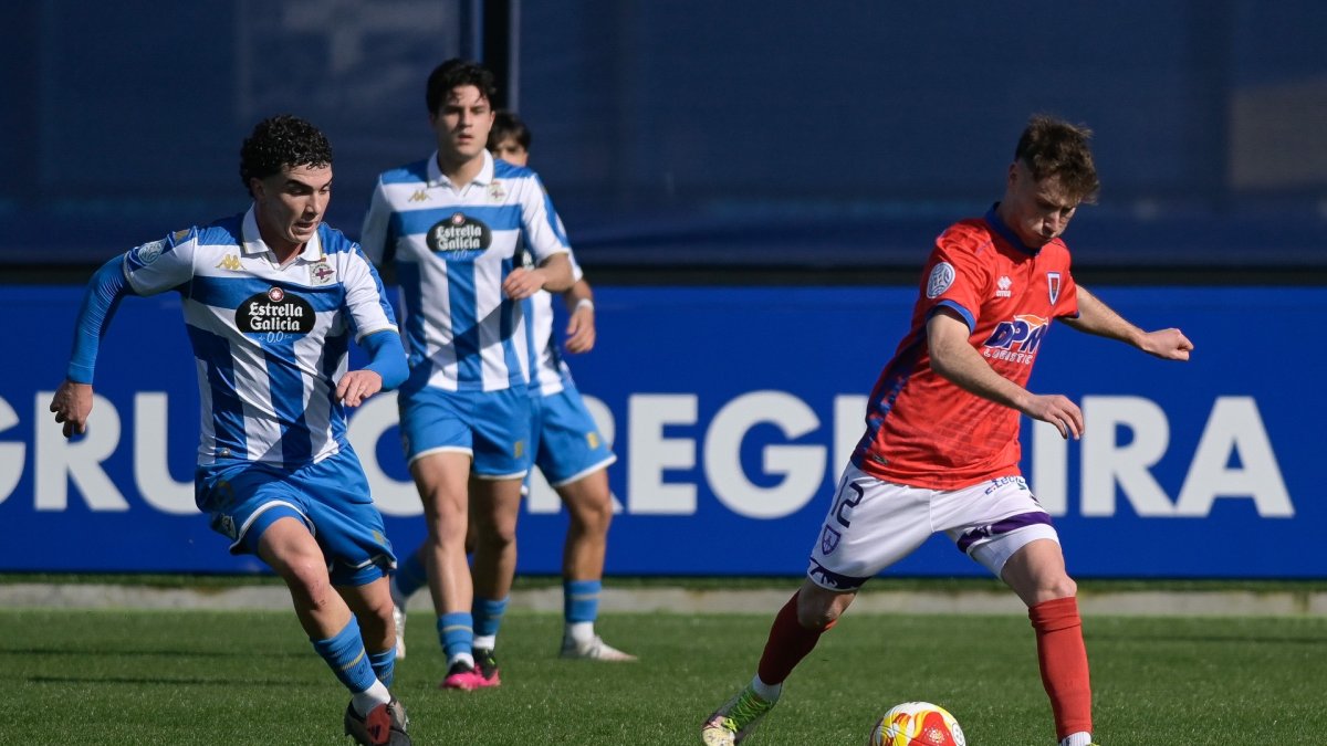 Pablo Álvarez fue el autor del gol del Numancia ante el Fabril.