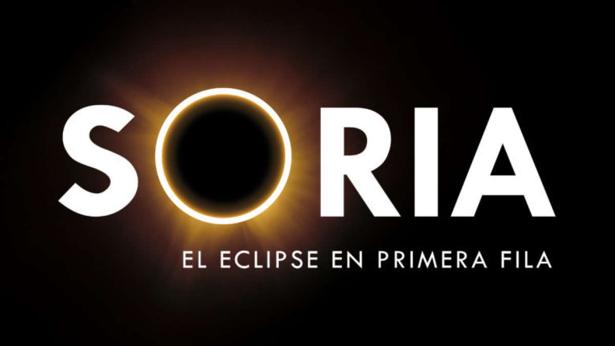 Logotipo del Ayuntamiento de Soria para el eclipse.
